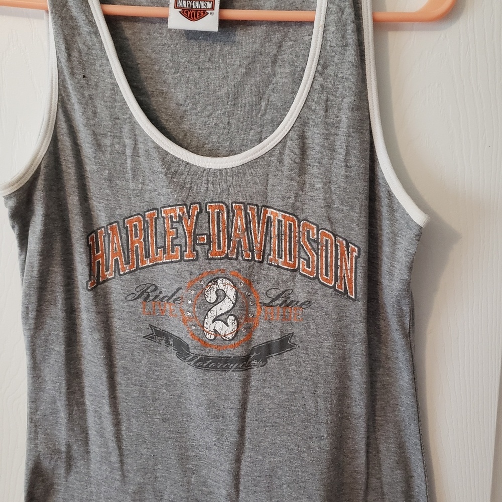 Harley Tank, 90% cotton 10% poly